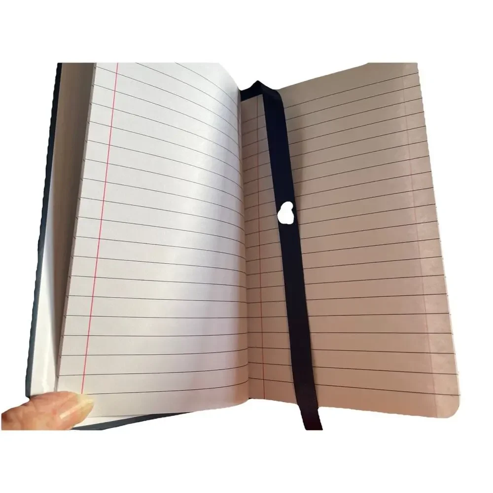 Hardcover‎ Lined Celibrate Notebook Journal ManyPages Leather Thick NEW Blue